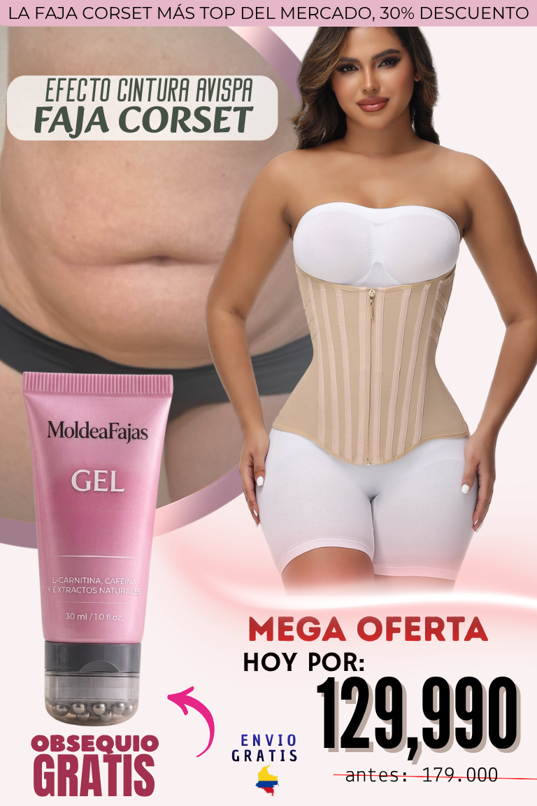 CORSET FAJA CINTURILLA+ OBSEQUIO!