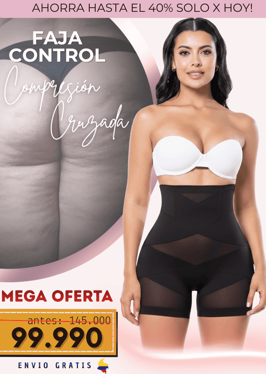 FAJA CONTROL DE ABDOMEN CRUZADO!