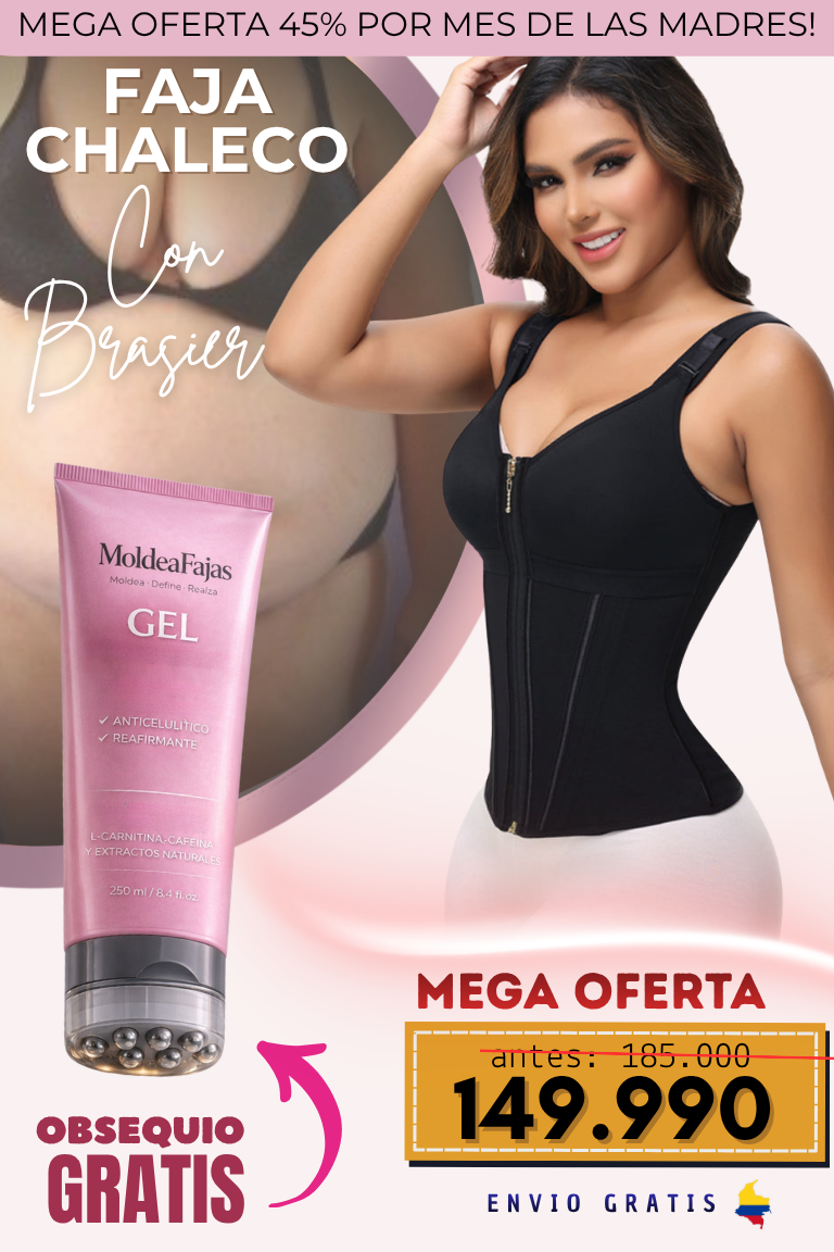 faja chaleco brasier + obsequio
