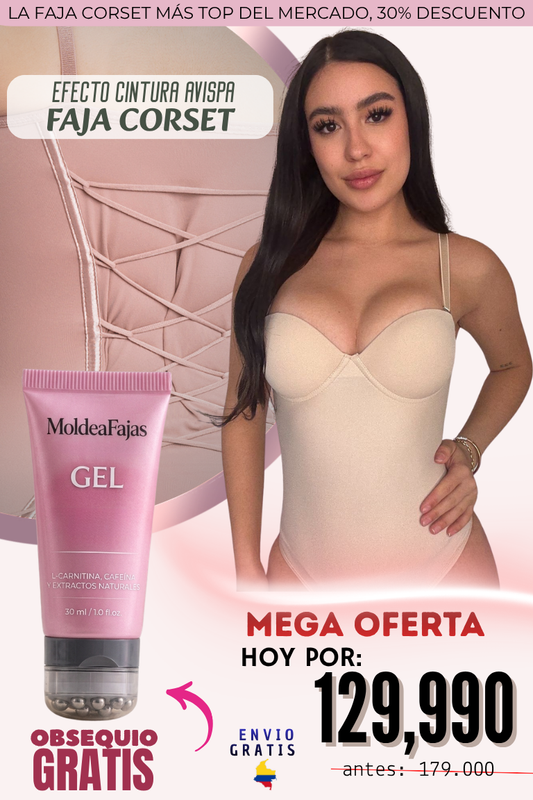 FAJA CORSET TIPO BODY+OBSEQUIO!